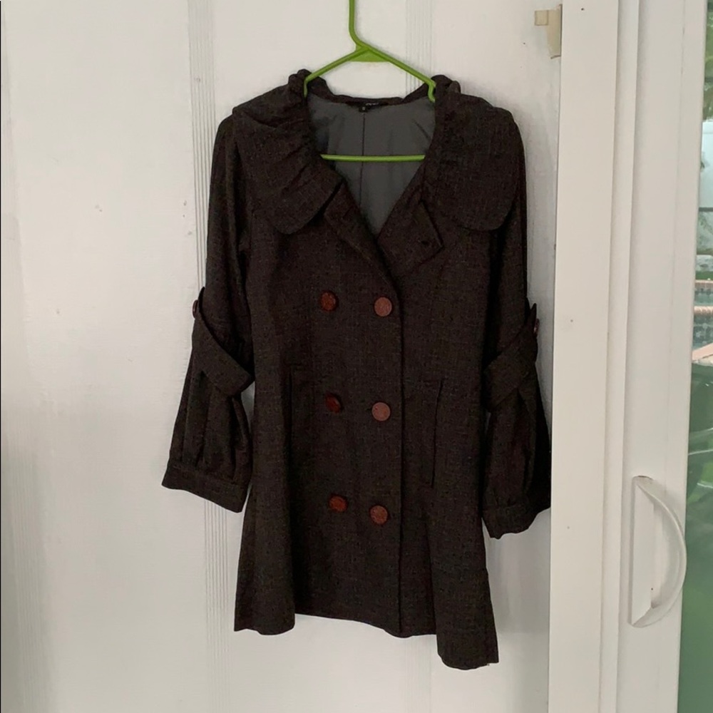 Long gray blazer